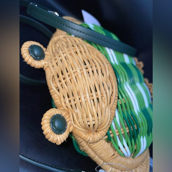 Kate Spade Green and Tan Frog Crossbody Bag - Picture 9 of 9